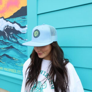 Flat Brim Hat — Blue